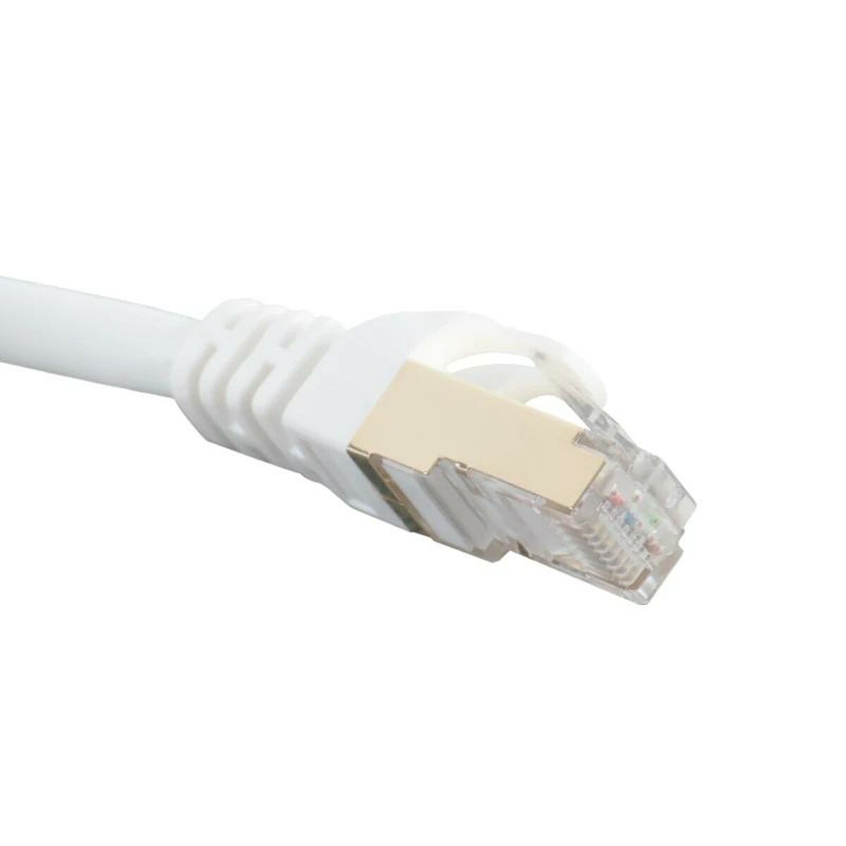 FTP Category 7 Rigid Network Cable iggual IGG318621 White 10 m - Image 2
